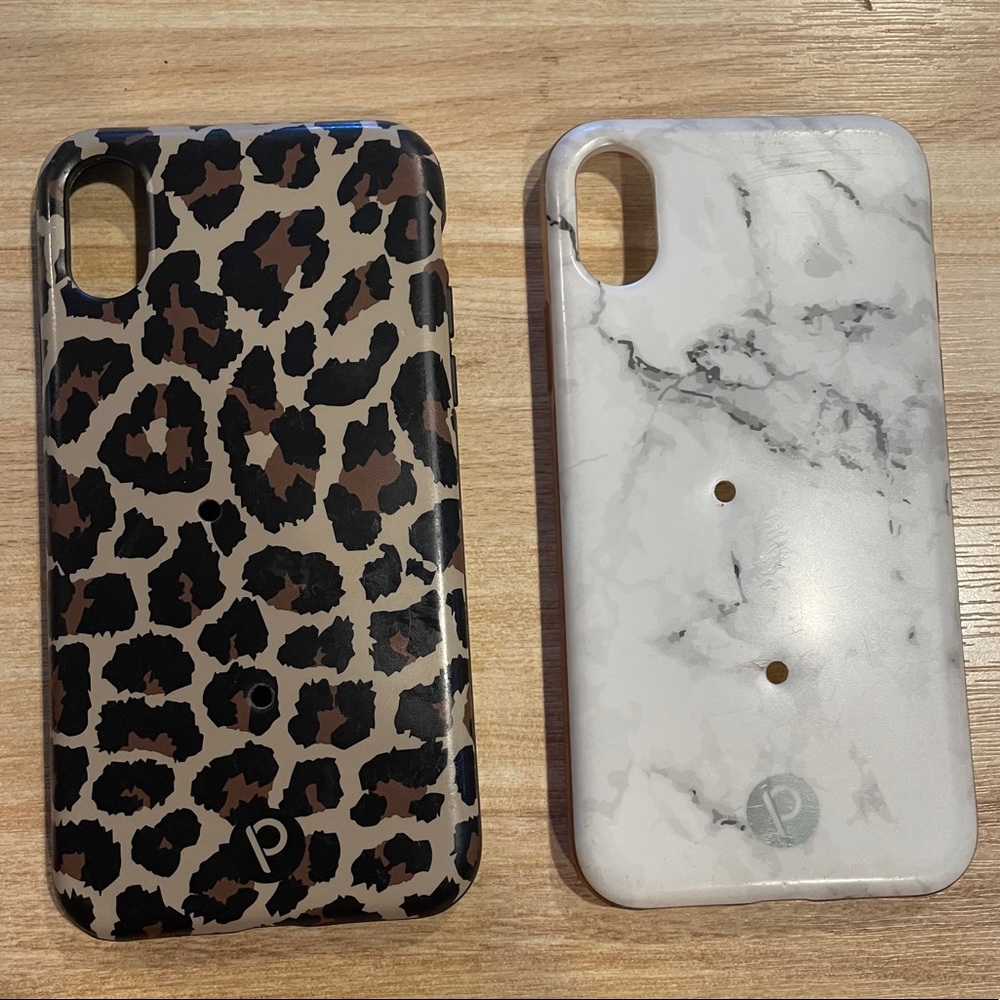 Cheetah & White marble Loop cases! For iPhone X/XS